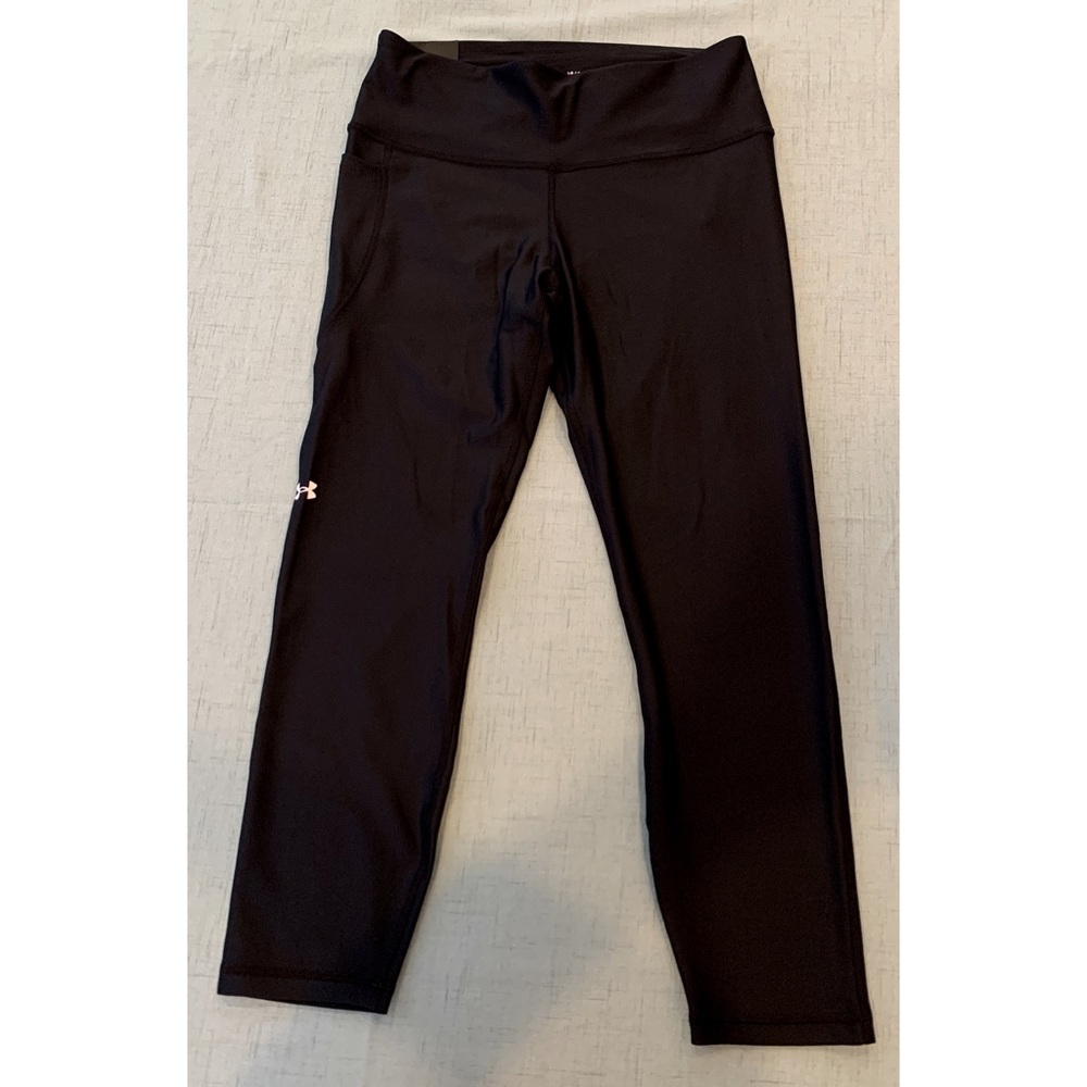 NWT Black, High Waisted, Compression Ankle Leggings - Under Armor